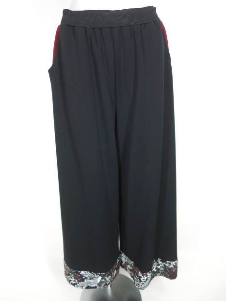 Qutie Frash 漆黒ワイドパンツ