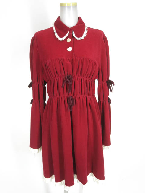 Metamorphose ハートボタンシャーリングワンピース