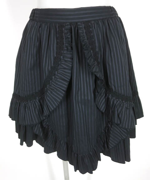 PEACE NOW ストライプフリルスカート