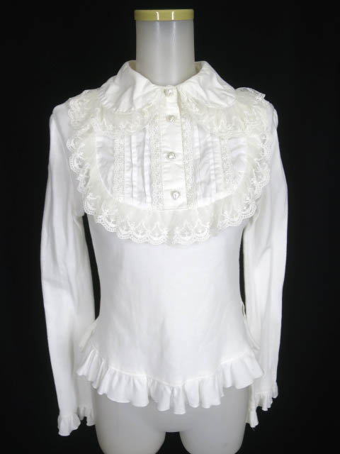 BABY, THE STARS SHINE BRIGHT チュールレースの丸衿プルオーバー