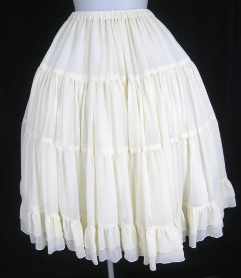Victorian maiden ボリュームシフォンフリルペチコートスカート