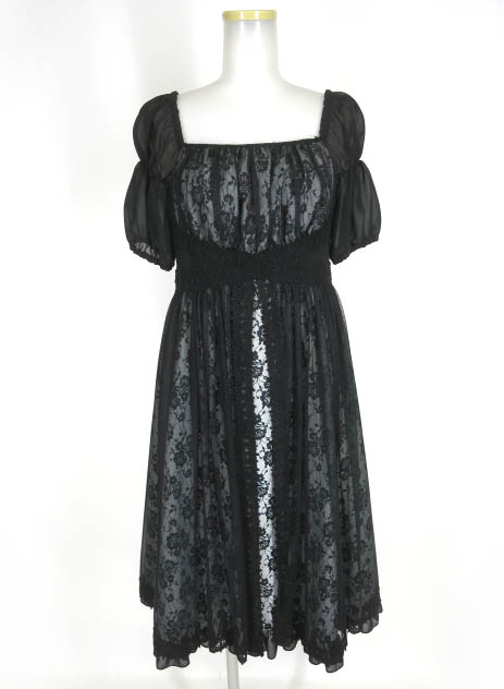 Moi-meme-Moitie ラッセルプリントワンピース