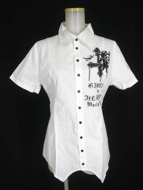 PUTUMAYO クロスプリント半袖シャツ