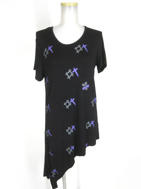 gouk × 高橋直純 アシンメトリー半袖Tシャツ