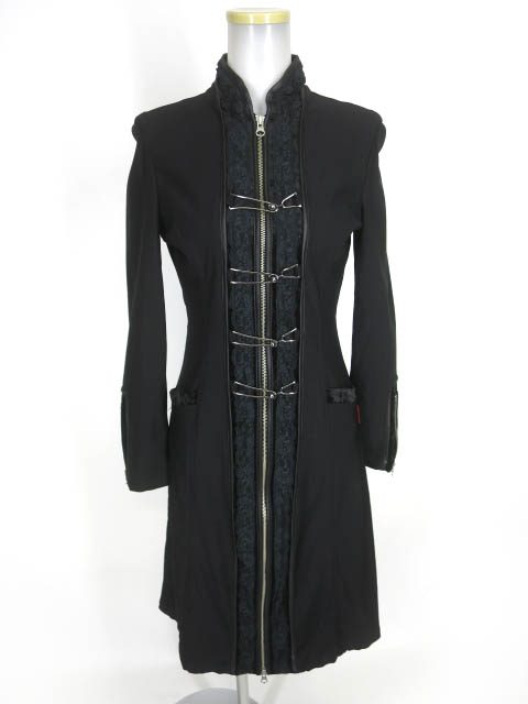 Ozz On ジップアップコートワンピース