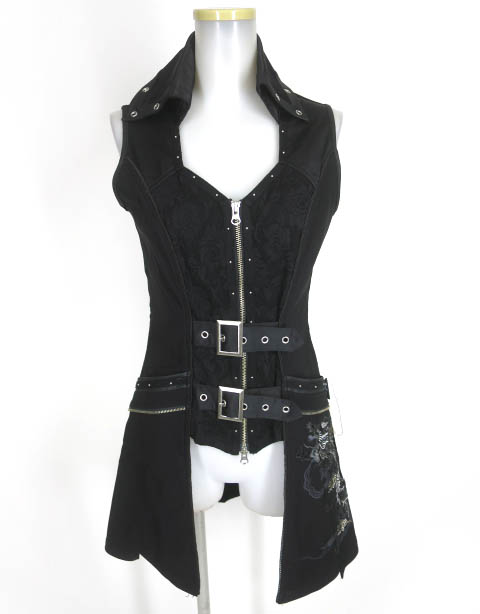 Ozz Croce 龍刺繍入りロングベスト