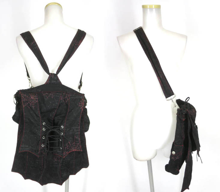 HN+nois 蜘蛛の巣柄ショルダーバッグ