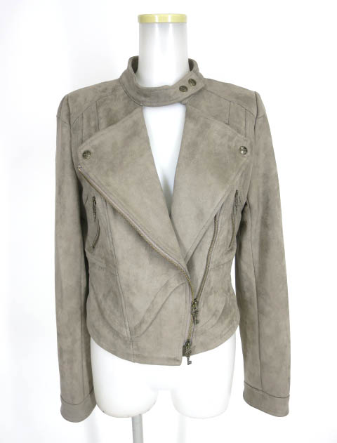 Rozen Kavalier 裏ボア フェイクスエードライダースジャケット