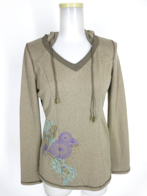 DragoNiA フード付きニットプルオーバー