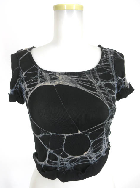 alice auaa 蜘蛛の巣ネット半袖カットソー