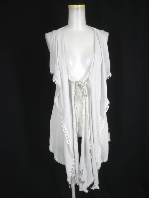 OZZ ONESTE レース付きロングジレ