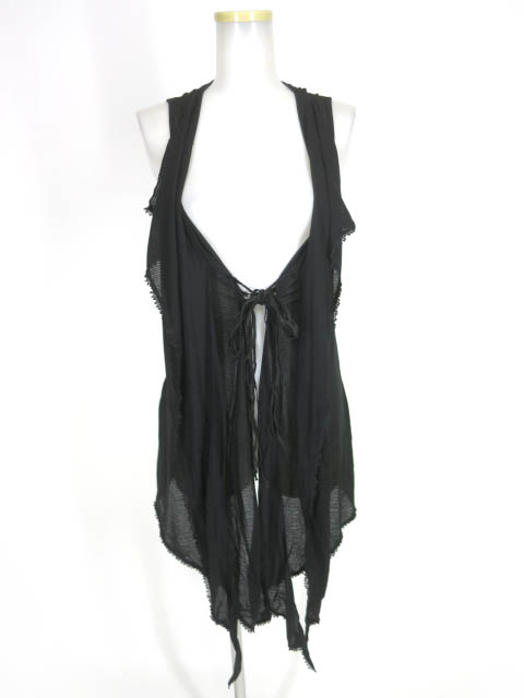 OZZ ONESTE 蝶プリントジレ