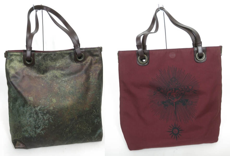 Jean Paul GAULTIER ドラゴン＆Vサイバー リバーシブルトートバッグ