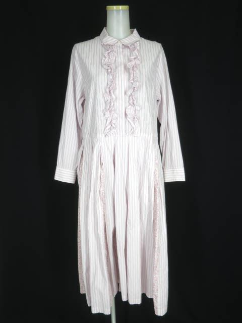 Jane Marple Dans Le Salon ストライプとD'anjo coastシャツドレス