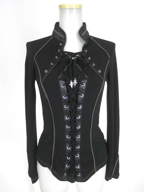 Ozz Croce 編み上げ付き長袖カットソー