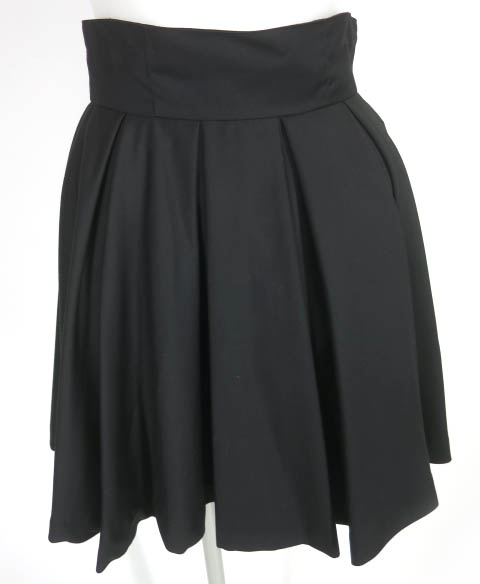 BPN プリーツフレアミニスカート