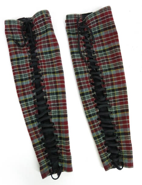 Jean Paul GAULTIER FEMME チェック柄レッグカバー