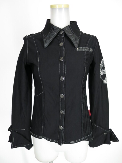 Ozz On hikozoh 龍刺繍入りシャツ