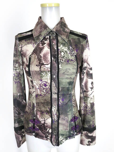 Ozz Croce 和柄ブラウス