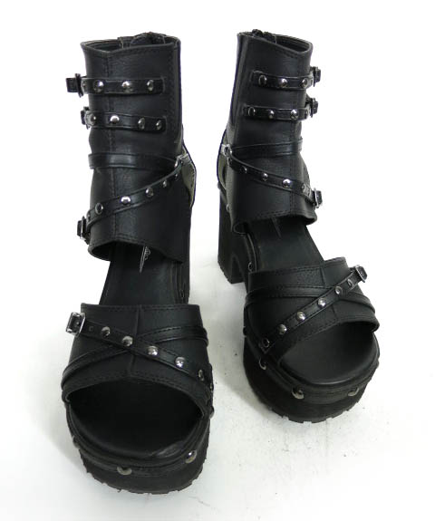 Ozz Croce × YOSUKE 厚底ブーティサンダル