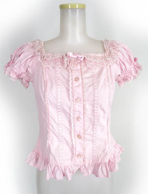 Angelic Pretty スクエアバックシャーリングブラウス