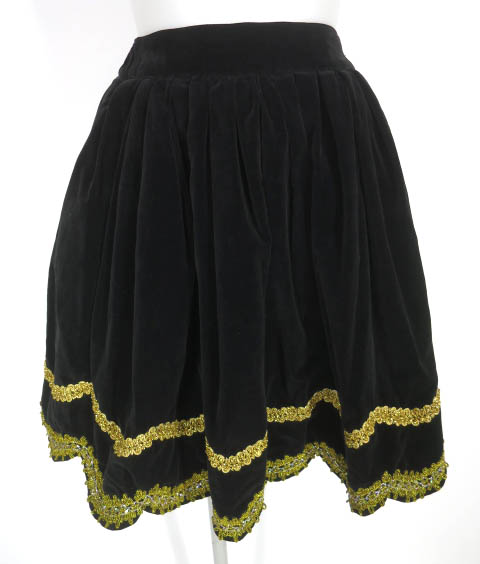 ALGONQUINS 別珍スカラップスカート