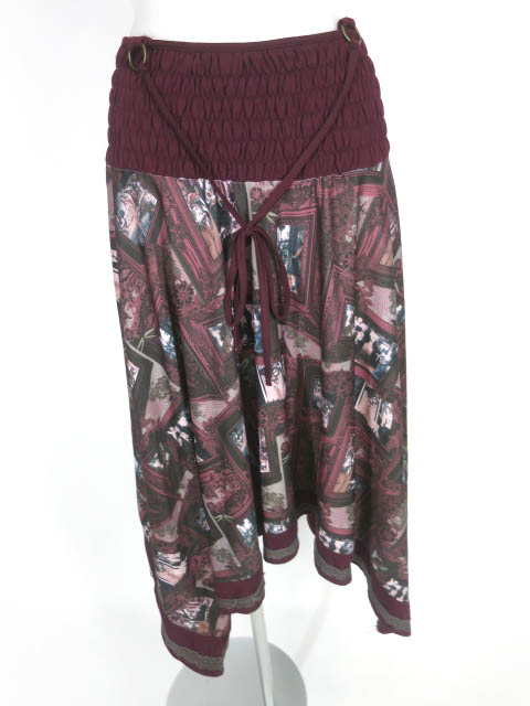 OZZ ONESTE 絵画柄2wayスカート