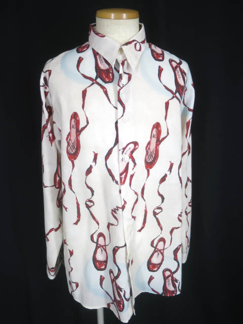 MILKBOY バレエシューズ柄シャツ