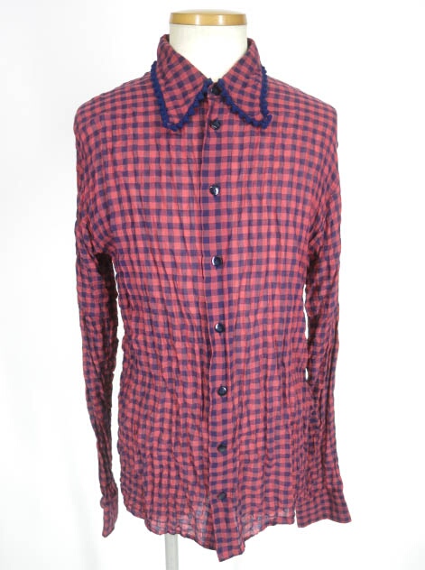 MILKBOY ギンガムチェックシャツ