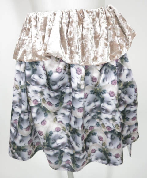 あちゃちゅむ 顔柄スカート