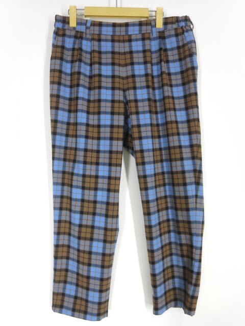 franche lippee black チェック柄パンツ