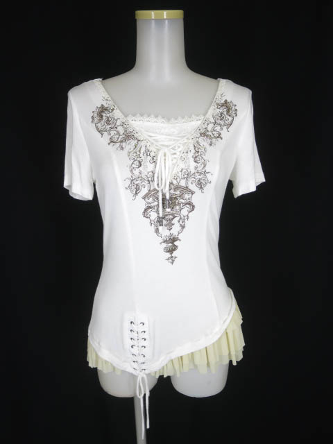 OZZ ANGELO アシンメトリー半袖カットソー