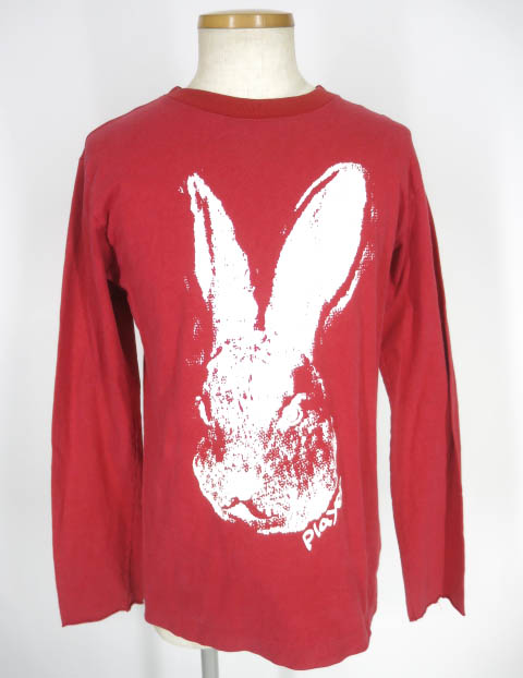 MILKBOY うさぎプリント長袖Tシャツ