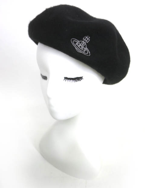 Vivienne Westwood / オーブ刺繍ベレー帽 / ヴィヴィアンウエスト 
