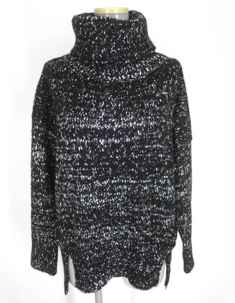 Rozen Kavalier ミックス編みタートルネックビッグニットセーター