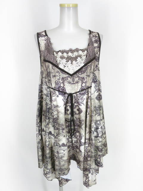 Rozen Kavalier 総柄ノースリーブチュニック