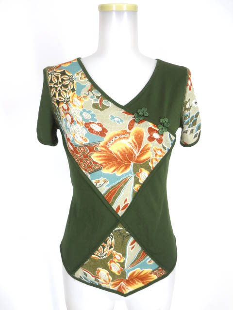 Ozz On 和チャイナ半袖カットソー