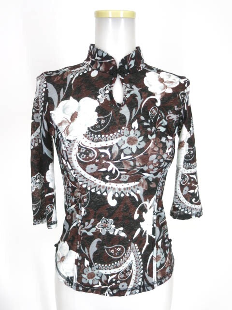 OZZ ONESTE 和チャイナ七分袖カットソー