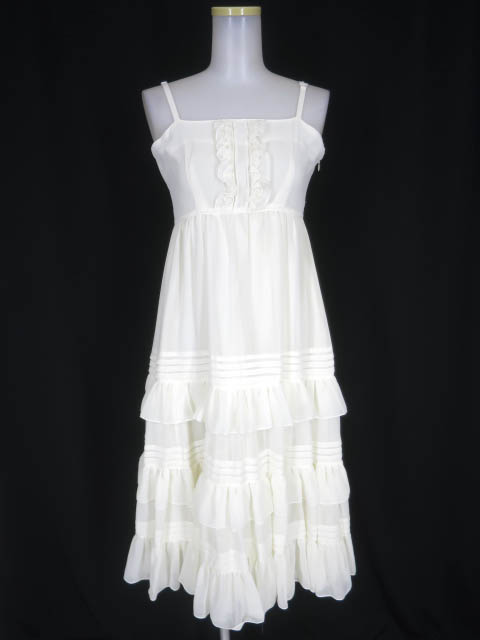 Victorian maiden シャーリングシフォンロングアンダードレス