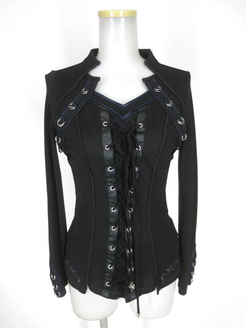 Ozz Croce 編み上げ長袖カットソー