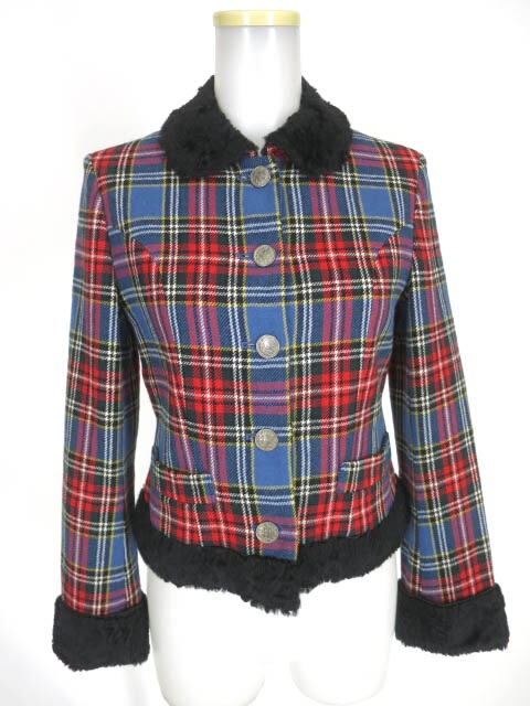 Jane Marple タータンチェック柄ジャケット