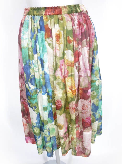 Jane Marple Dans Le Salon マルチカラー フラワー柄ロングスカート