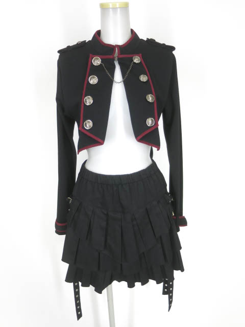 PUTUMAYO ナポレオン燕尾ジャケット & プリーツスカート セット