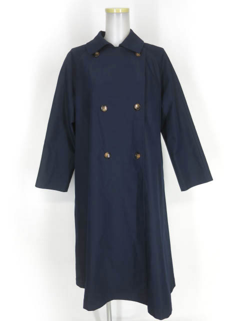 ふりふ バック和柄切替ダブルコート