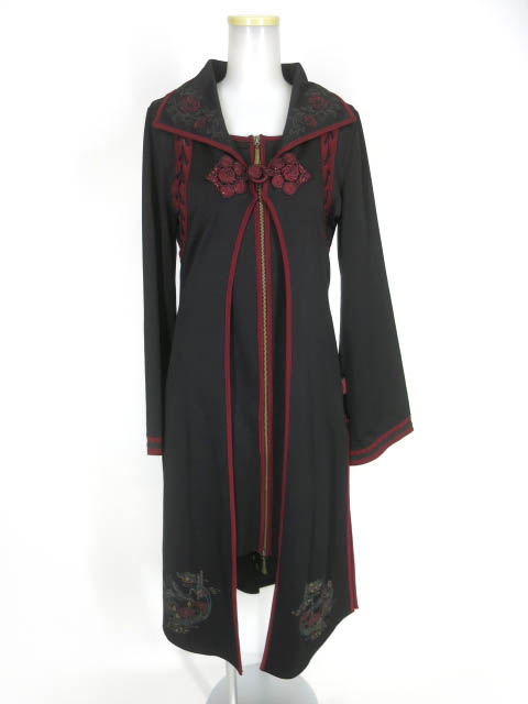 OZZ ONESTE チャイナジップアップワンピース