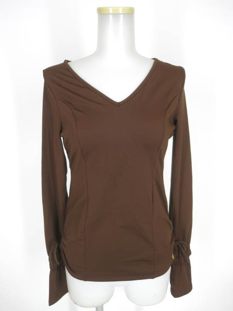 OZZ ONESTE ローズ刺繍長袖カットソー