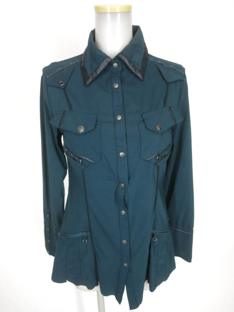 Ozz Croce クロスボタン長袖シャツ