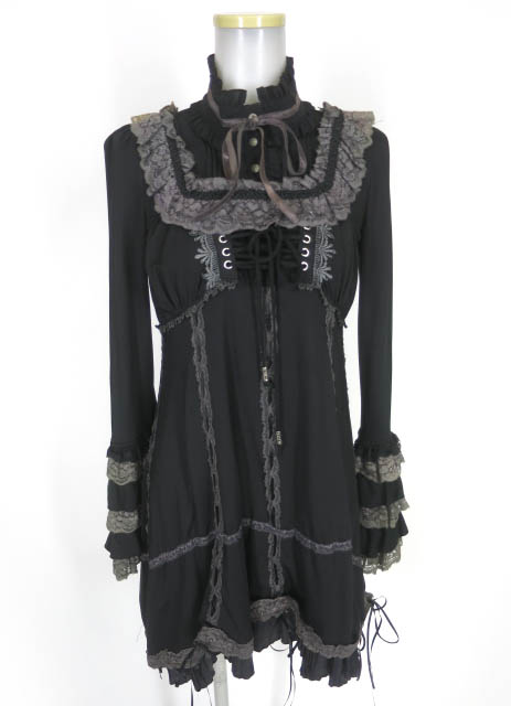 Ozz Croce 袖フリルワンピース