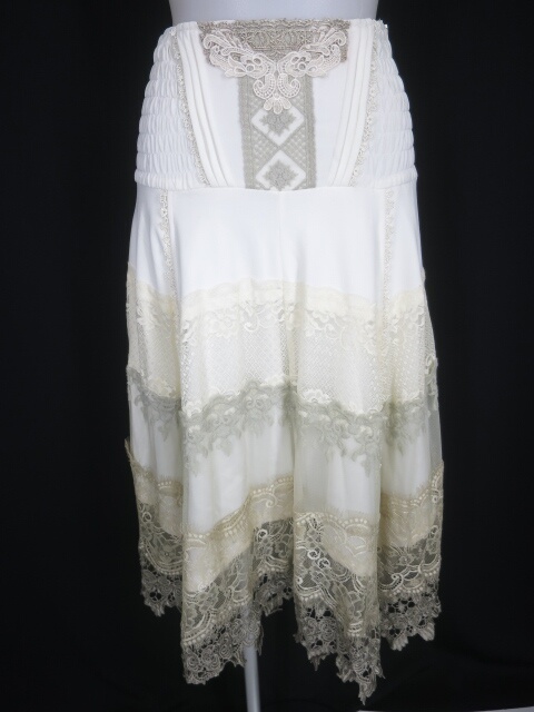 OZZ ONESTE レース切替2wayロングスカート