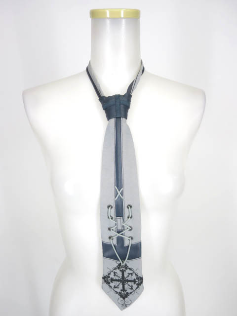 Ozz Croce クロス刺繍入りネクタイ